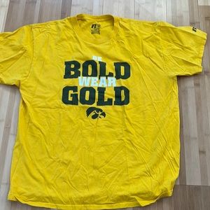Be Bold Wear Gold Hawkeye T-shirt